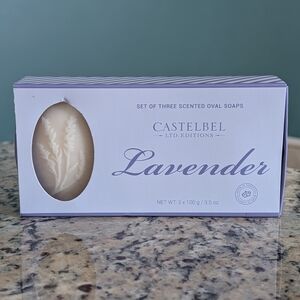 CASTELBEL~LTD. EDITIONS~Set Of 3 Lavender Scented Oval Soaps~*Made In Portugal*